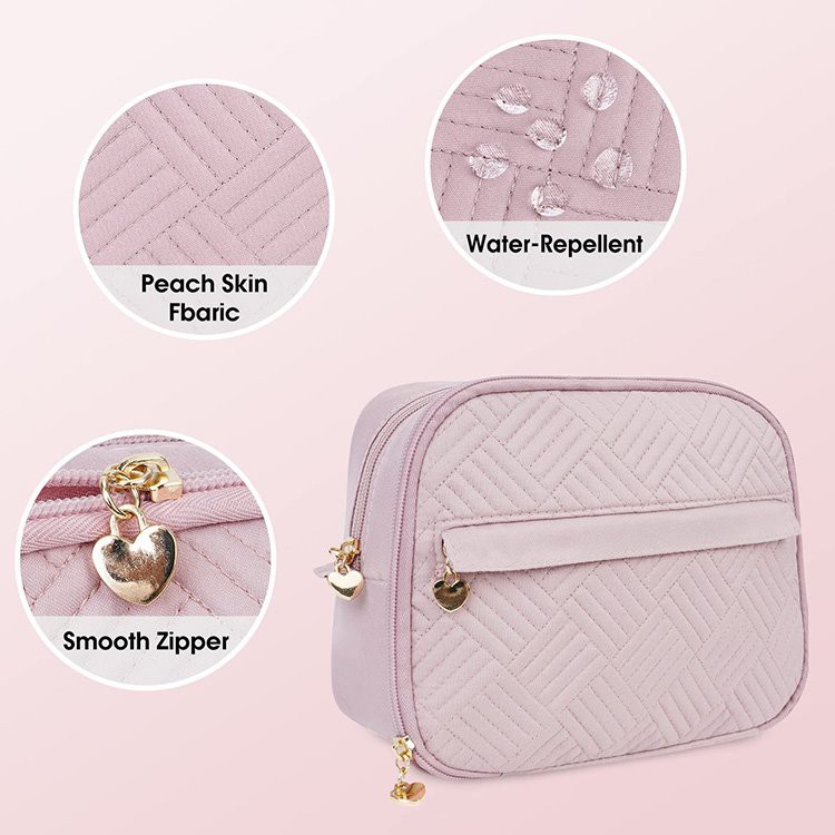 pink makeup bag